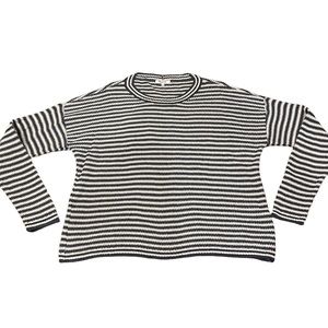 Madewell Striped Knit Long Sleeve Top